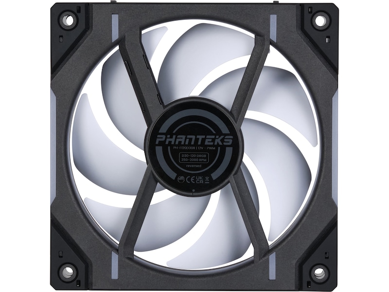 Phanteks D30 120mm Reversed Air Vifte 3pack (sort) Vifter