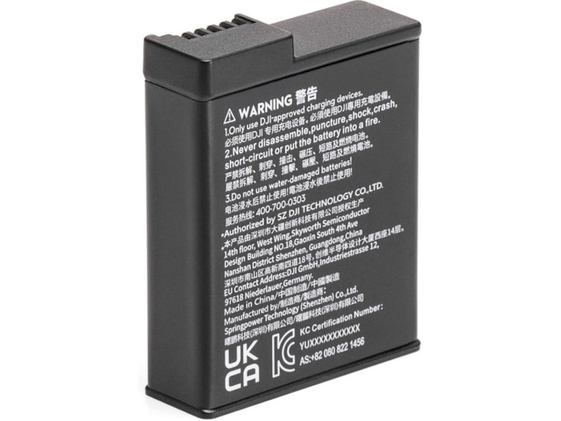 DJI Battery Extreme for Osmo Action 3 Tilbehørssett til kamera