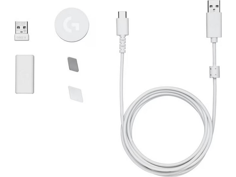 Logitech G502 X Plus Gamingmus (hvit) Gamingmus