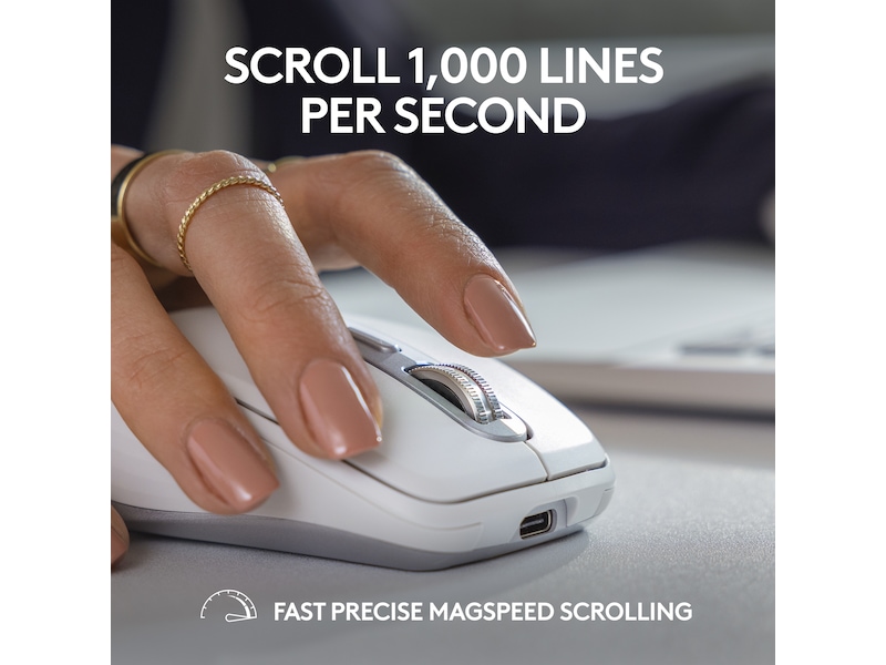 Logitech MX Anywhere 3S trådløs mus (pale grey) Mus