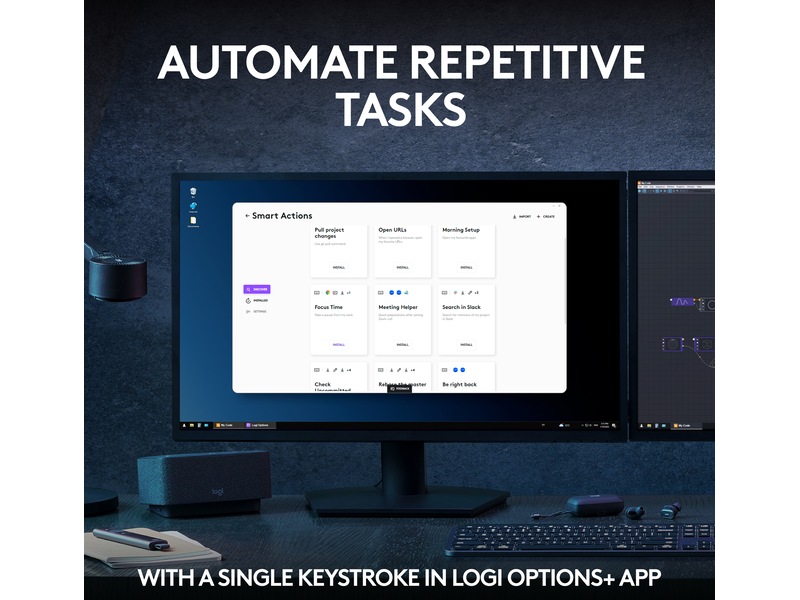 Logitech MX Keys S trådløst tastatur (pale grey) Tastatur