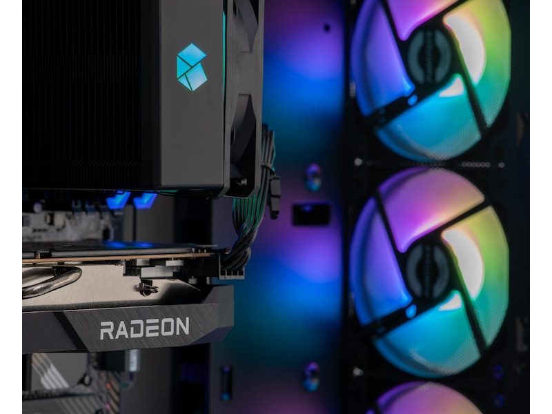 Komplett-PC Advanced Gaming a115 RGB - RX 7600 Gaming-PC stasjonær