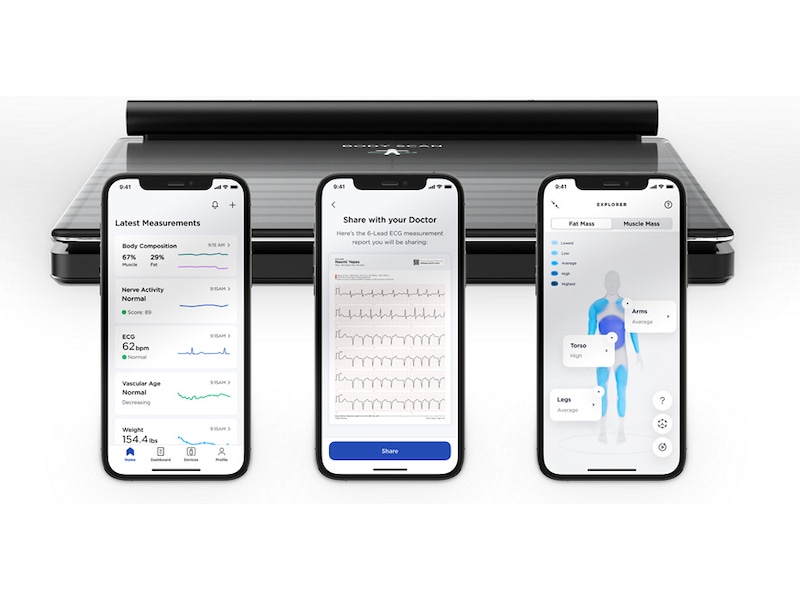 Withings Body Scan smart badevekt (sort) Badevekt