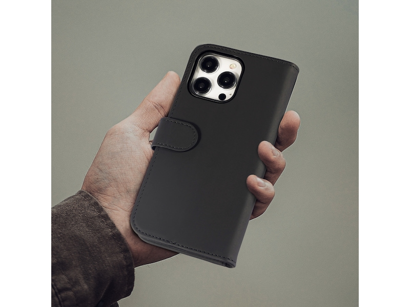 iiglo iPhone 15 Pro Max Lommebokdeksel (sort) Deksel til mobiltelefon