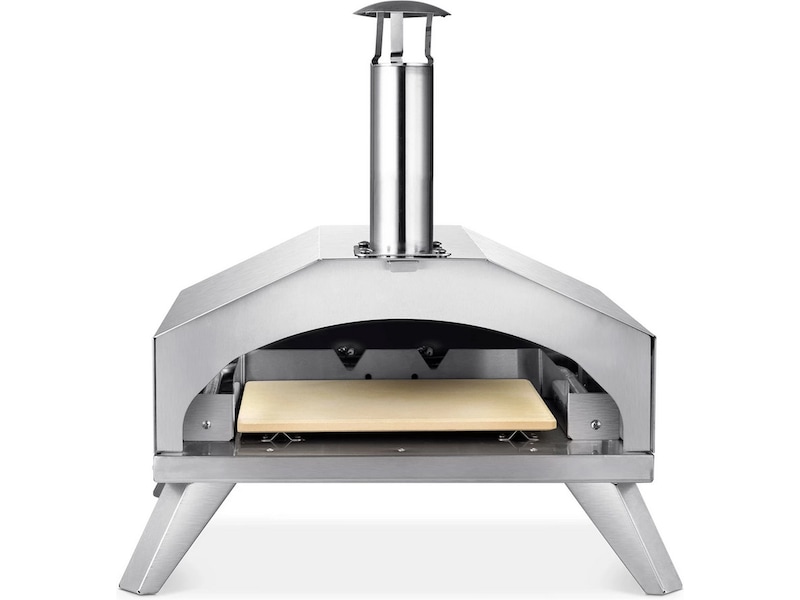 Austin and Barbeque AABQ 12" Gassdrevet pizzaovn (rustfritt stål) Pizzaovner