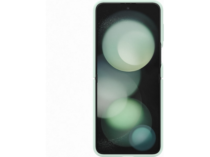 Samsung Z Flip5 Silikondeksel med Ring (ocean green) Deksel til mobiltelefon