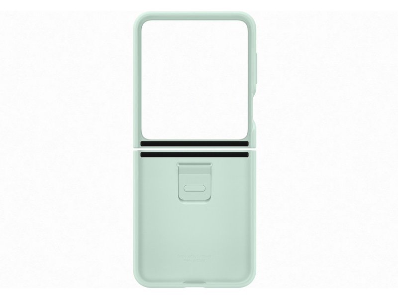 Samsung Z Flip5 Silikondeksel med Ring (ocean green) Deksel til mobiltelefon