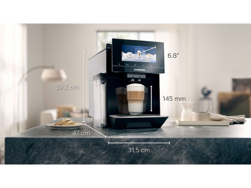 Siemens EQ900 Automatisk kaffemaskin TQ903R09 (sort) Espressomaskiner