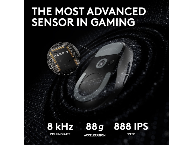 Logitech G Pro X Superlight 2 Lightspeed Trådløs Gamingmus (sort) Gamingmus