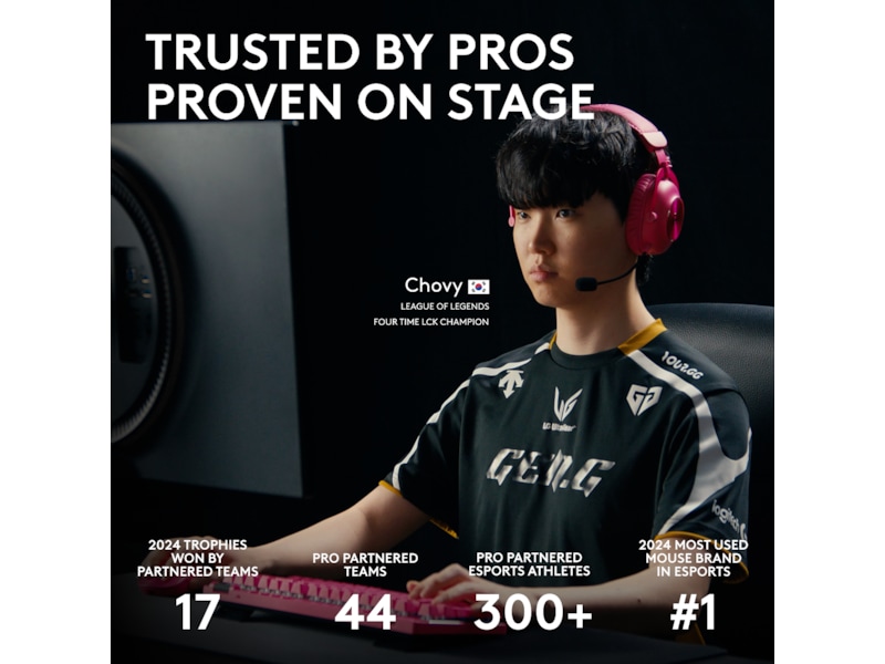 Logitech G Pro X Superlight 2 Lightspeed Trådløs Gamingmus (sort) Gamingmus