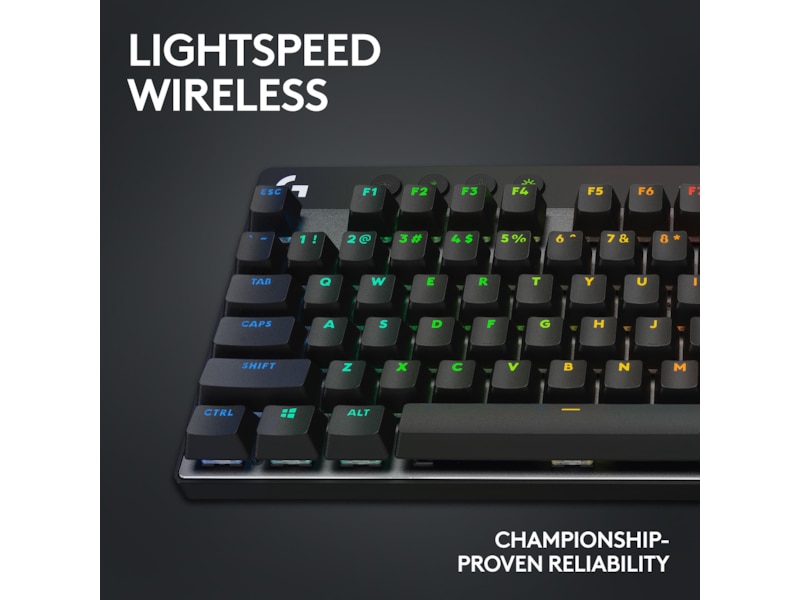 Logitech G Pro X TKL Lightspeed Trådløst Gamingtastatur (sort) Gamingtastatur