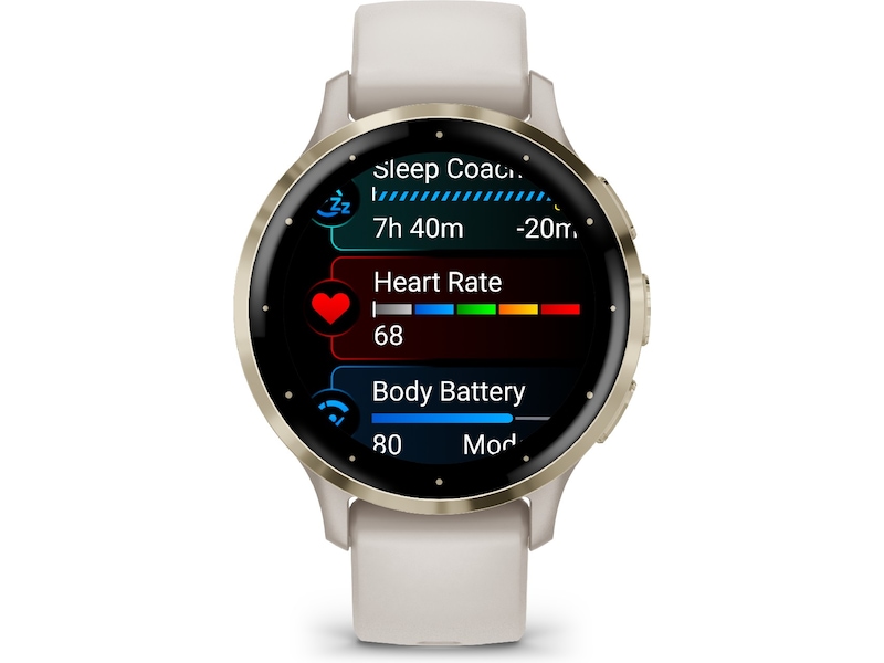Garmin Venu 3S 41mm GPS (ivory/soft gold) Smartklokker