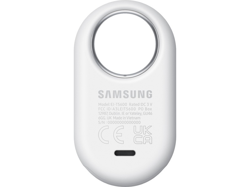 Samsung Galaxy SmartTag2 sporingsbrikke (hvit) Sporingsbrikke & GPS
