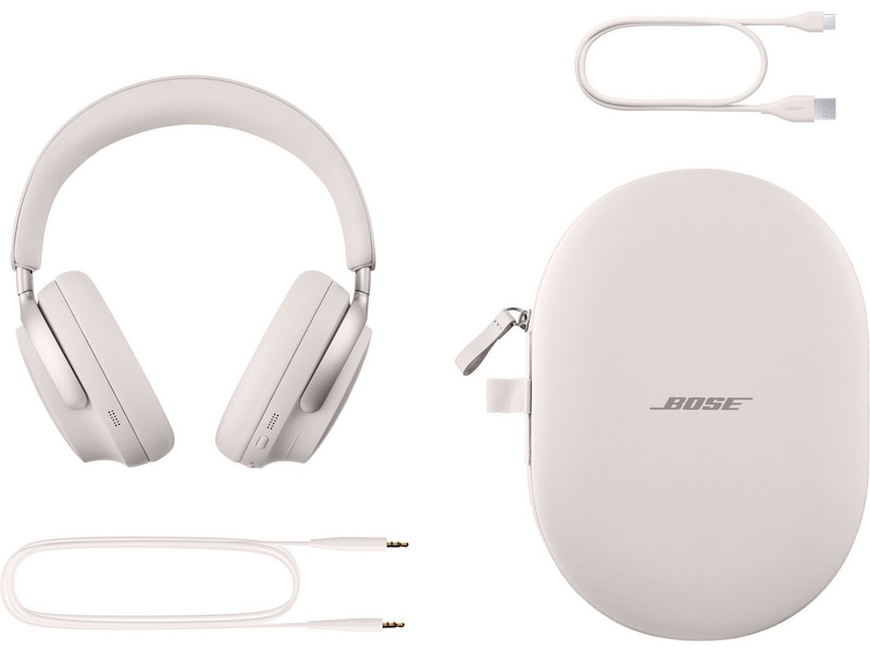 Bose QuietComfort Ultra trådløse hodetelefoner, Over-Ear (hvit) Hodetelefoner