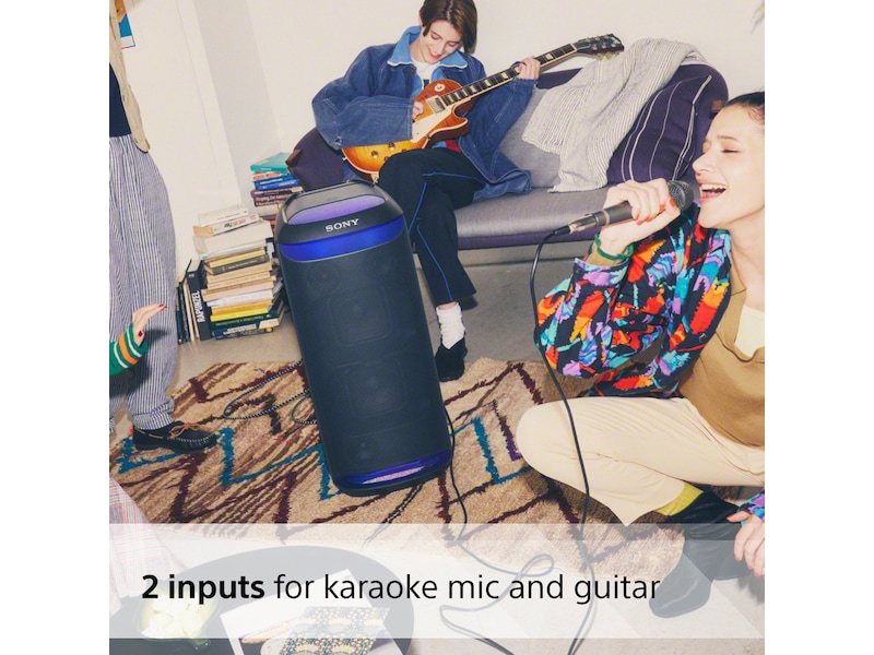 Sony SRS-XV800 Trådløs bærbar høyttaler (sort) Trådløs / Bluetooth-høyttaler