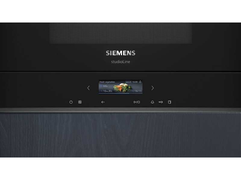 Siemens iQ700 BF722L1B1 Mikrobølgeovn (sort) Mikrobølgeovn