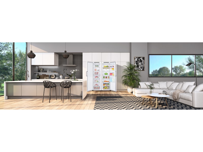 LG GLT51SWGSZ Kjøleskap (hvit) + Fryseskap Kjøleskap