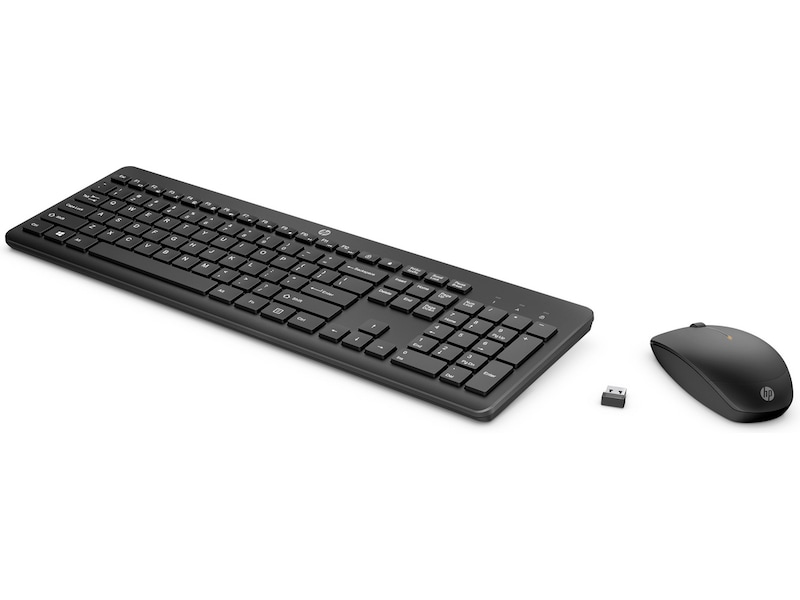 HP 230 kombinert trådløs mus og tastatur (sort) Tastatur