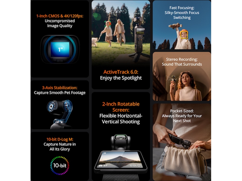DJI Osmo Pocket 3 Creator Combo Actionkamera