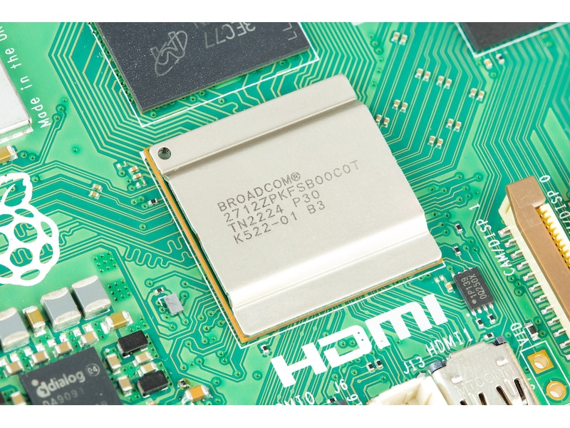 Raspberry Pi 5 Model B, 4GB RAM Integrert CPU