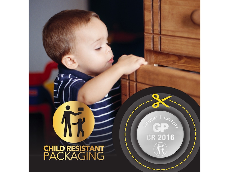 GP Lithium CR2450 batteri, 2-pk Batterier til generell bruk