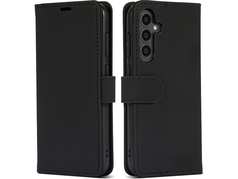 iiglo Galaxy S23 FE Lommebokdeksel (sort) Deksel til mobiltelefon