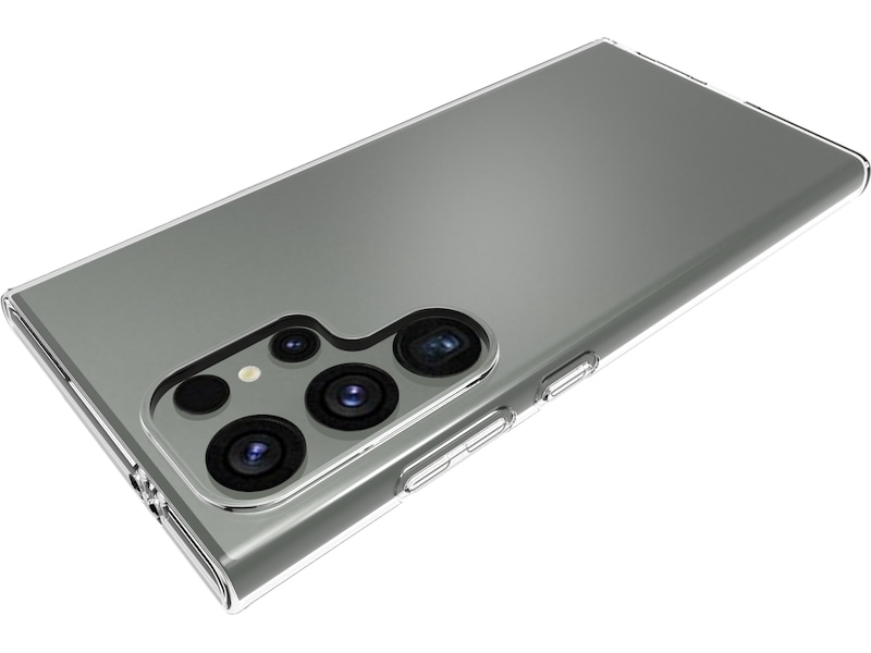 iiglo Galaxy S24 Ultra Silikondeksel (gjennomsiktig) Deksel til mobiltelefon