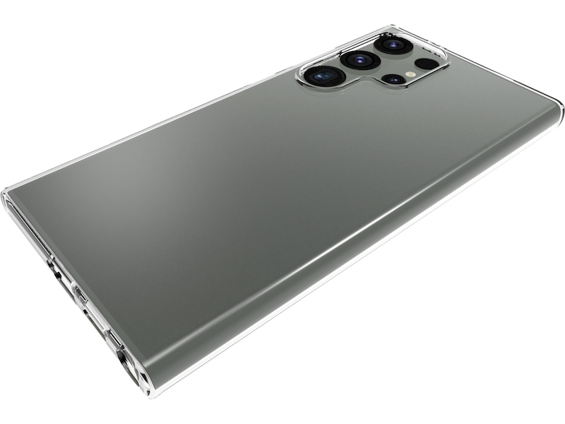 iiglo Galaxy S24 Ultra Silikondeksel (gjennomsiktig) Deksel til mobiltelefon