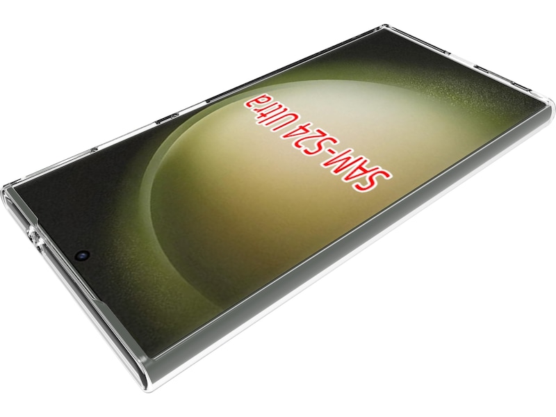 iiglo Galaxy S24 Ultra Silikondeksel (gjennomsiktig) Deksel til mobiltelefon
