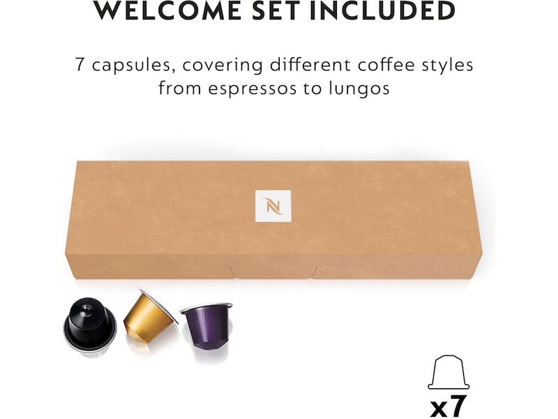 Nespresso Essenza Mini by De'Longhi Kapselmaskin (sort) Kapselmaskiner