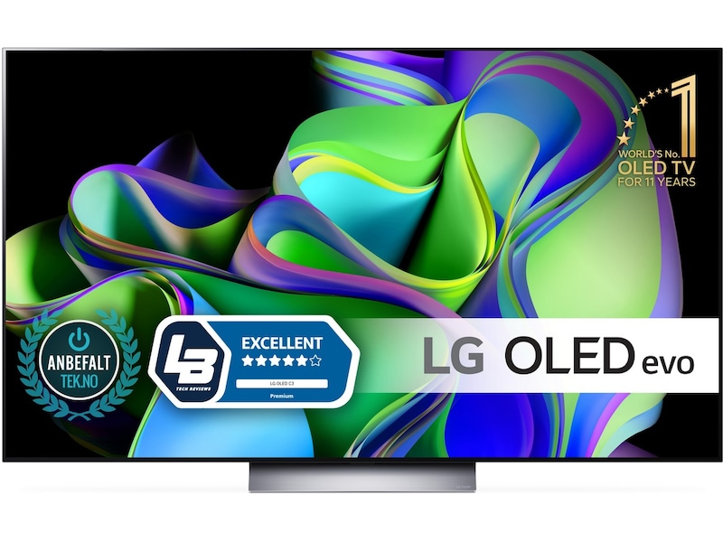 LG 65" C3 OLED 4K TV OLED65C35LA 60 - 69 tommer TV