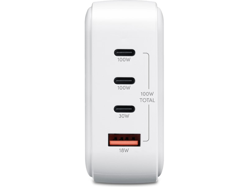 Andersson 100W Vegglader (hvit) Mobilladere