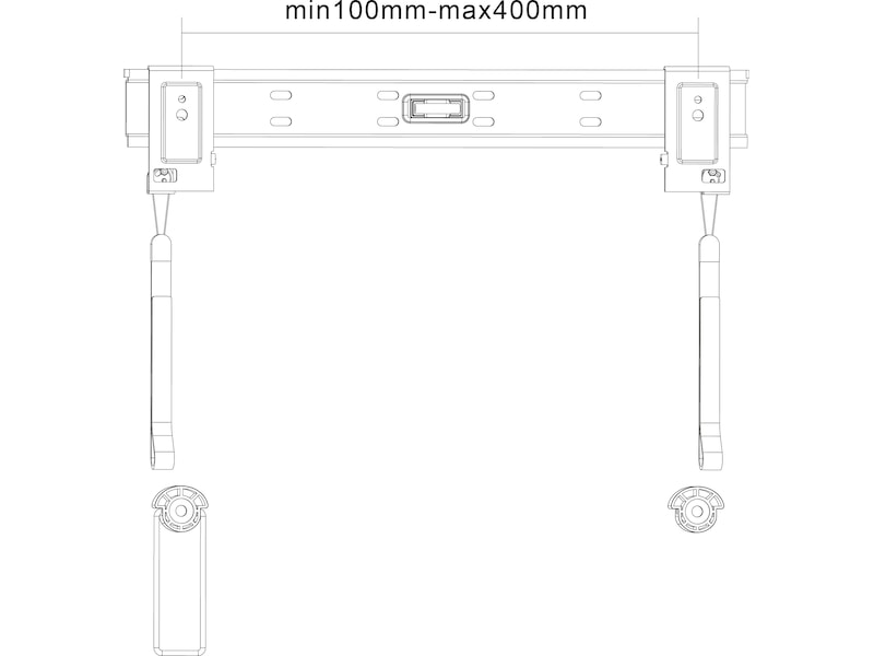 Andersson FDW 2.1 veggfeste TV slim 32-55" Veggfeste & TV-stativ