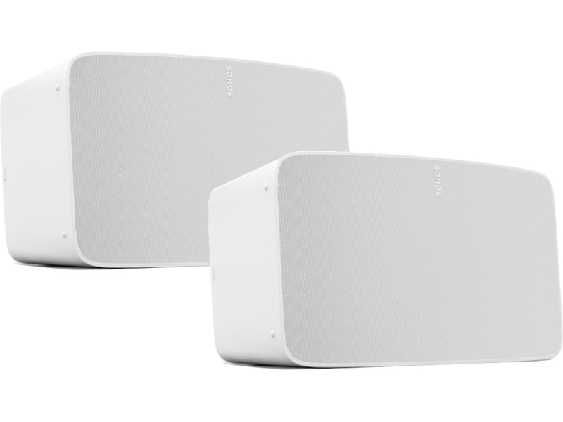 Sonos Five Trådløs Høyttaler (hvit) 2pk Høyttalere