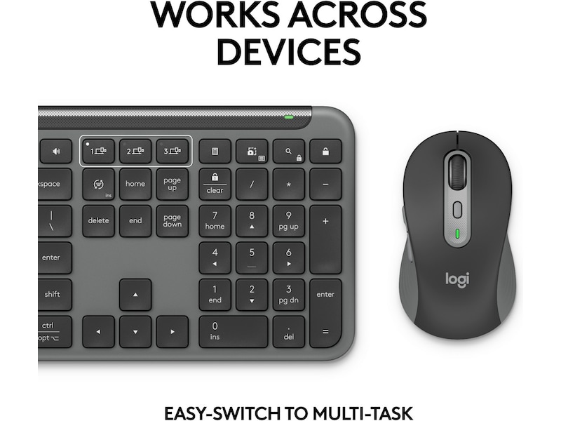 Logitech Signature Slim Combo MK950 for Business (graphite) Mus & tastatur -kombipakker