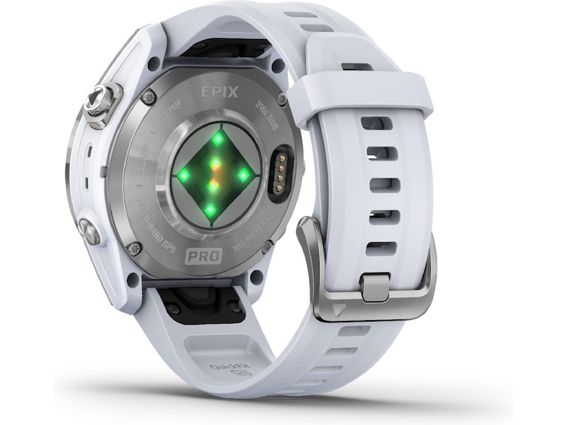 Garmin epix Pro (gen 2) 42mm GPS (whitestone) -B-Grade Demo klokker