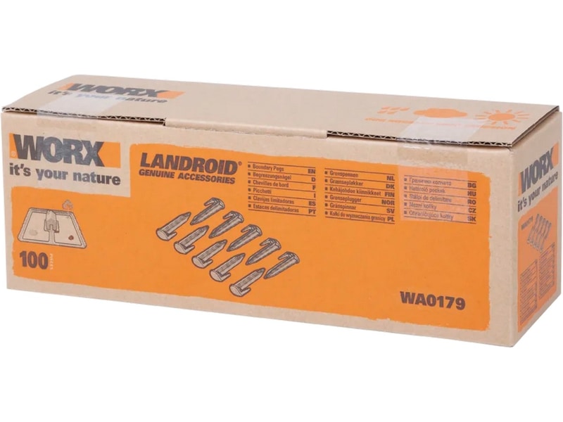 WORX 100 kabelstifter for robotgressklipper WA0179 Tilbehør til gressklippere