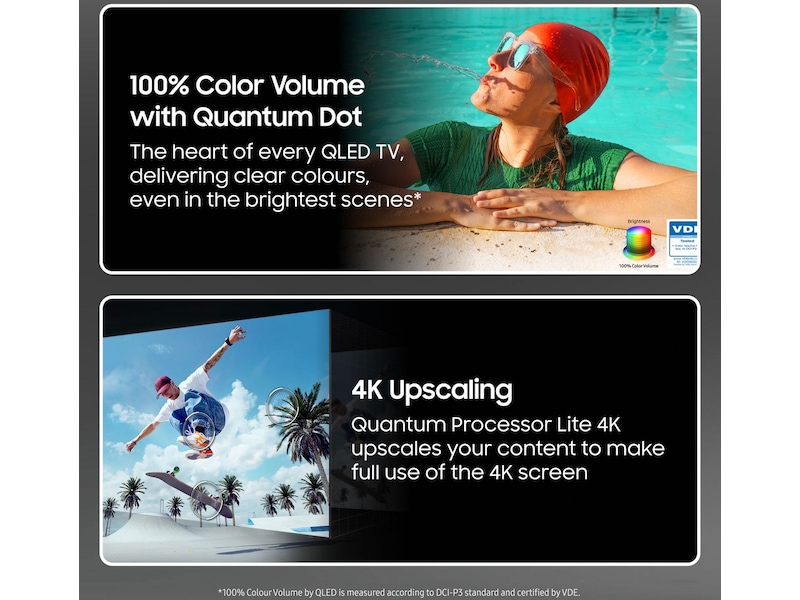 Samsung 55" Q60D QLED 4K TV TQ55Q60D 50 - 59 tommer TV