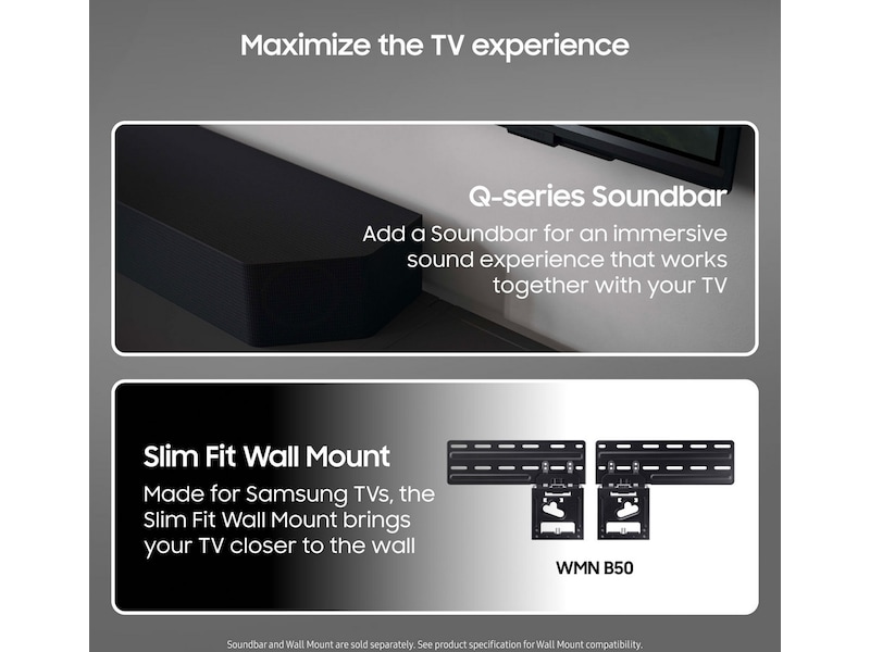 Samsung 55" Q60D QLED 4K TV TQ55Q60D 50 - 59 tommer TV