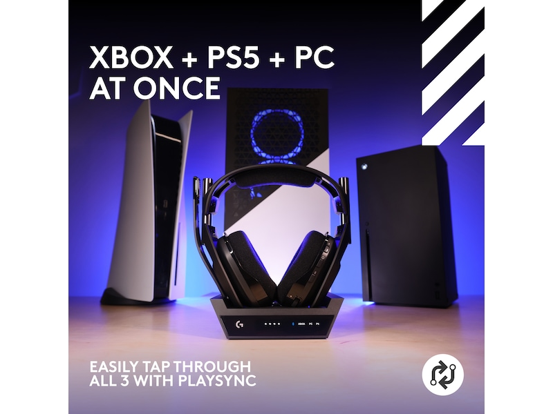 Astro A50 X LIGHTSPEED Trådløst Gaming headset + ladestasjon (sort) Gaming headset