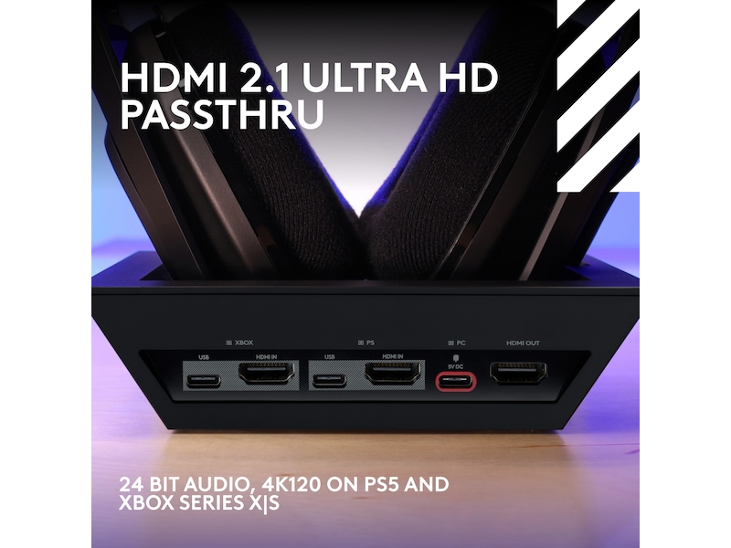 Astro A50 X LIGHTSPEED Trådløst Gaming headset + ladestasjon (sort) Gaming headset