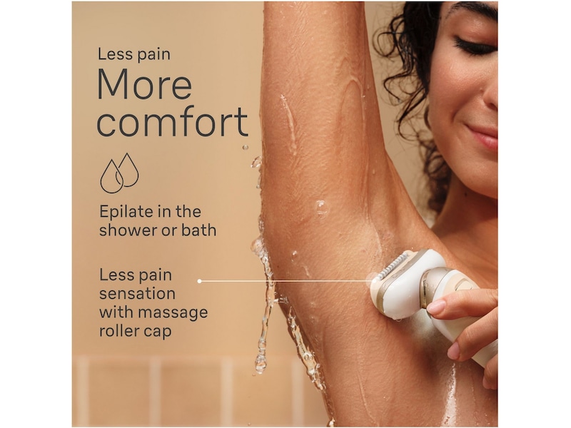 Braun Silk-épil 9 Flex 3D Epilator SES9-041 (hvit/gull) Epilator & IPL-hårfjerning