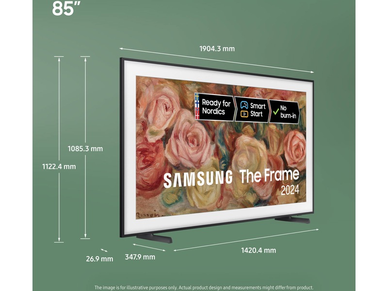 Samsung 75" Class The Frame (LS03D) Series QLED 4K UHD Smart Tizen TV