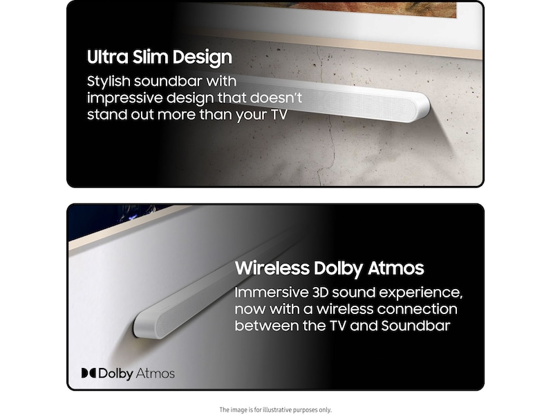 Samsung HW-S711D soundbar med subwoofer (hvit) Lydplanker