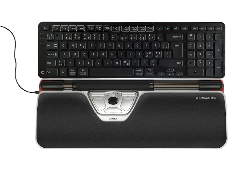 Contour RollerMouse Red Plus + Balance Keyboard kablet Ergonomi