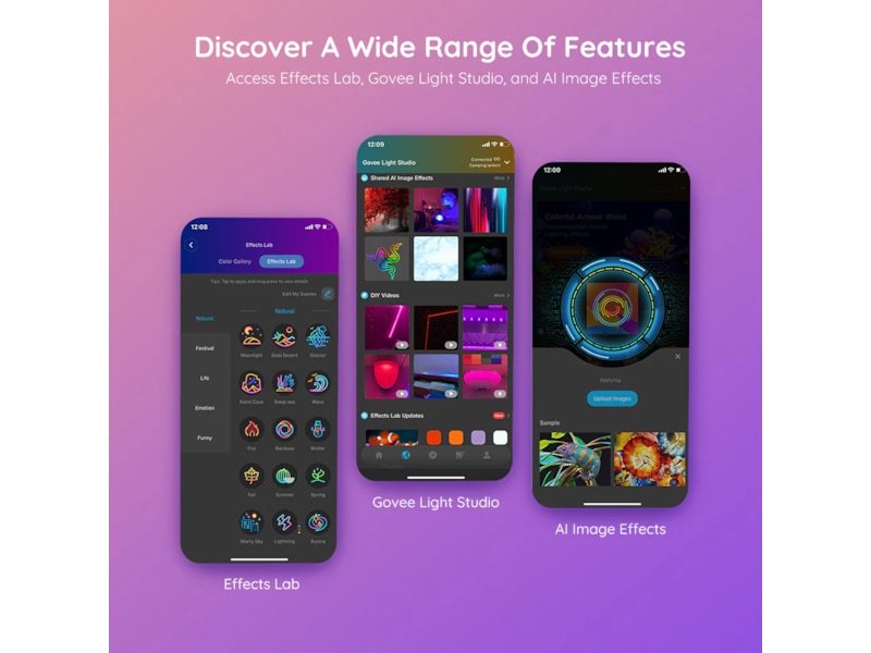 Govee RGB Smart Wi-Fi + Bluetooth LED Strip (2x5m) Led strips & underholdning