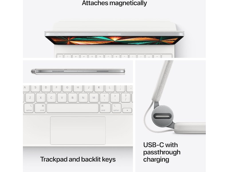 Apple iPad Pro 11" Magic Keyboard 11 (black) Tastatur og stylus