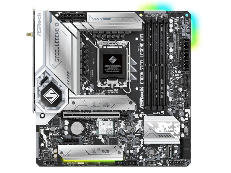 ASRock B760M Steel Legend WIFI Hovedkort Intel Socket
