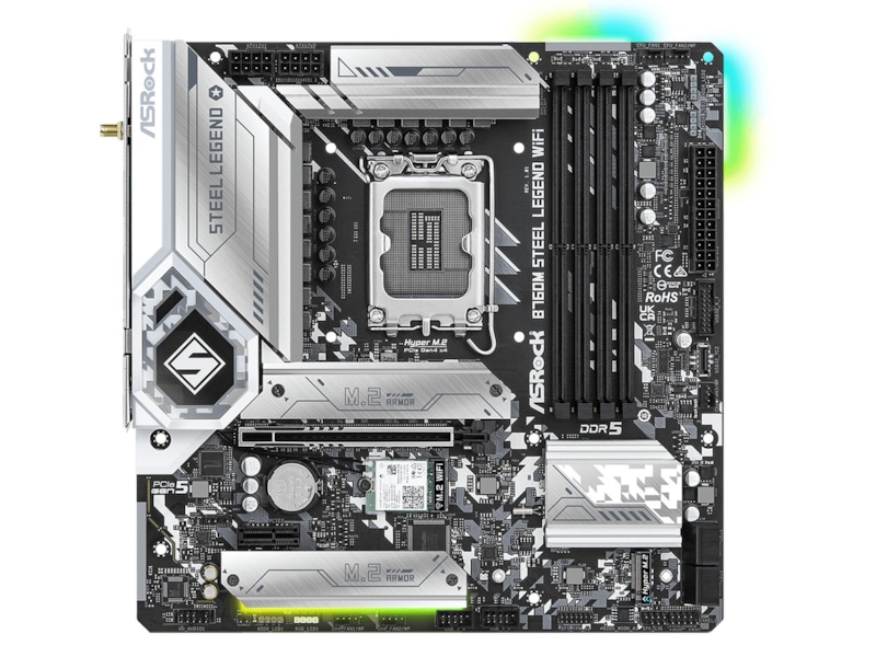 ASRock B760M Steel Legend WIFI Hovedkort Intel Socket