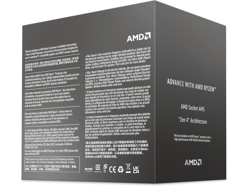 AMD Ryzen 7 8700F CPU Prosessorer